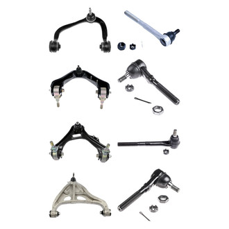 Dorman® - OE Solutions™ Front Lower and Upper Control Arm with Ball Joint and Tie Rod End Kit