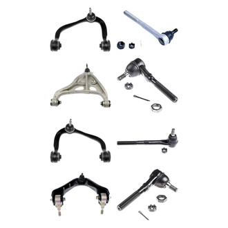Dorman® - OE Solutions™ Front Lower and Upper Control Arm with Ball Joint and Tie Rod End Kit