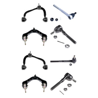 Dorman® - OE Solutions™ Front Lower and Upper Control Arm with Ball Joint and Tie Rod End Kit