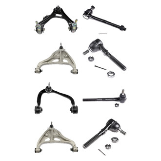 Dorman® - OE Solutions™ Front Lower and Upper Control Arm with Ball Joint and Tie Rod End Kit