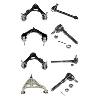 Dorman® - OE Solutions™ Front Lower and Upper Control Arm with Ball Joint and Tie Rod End Kit