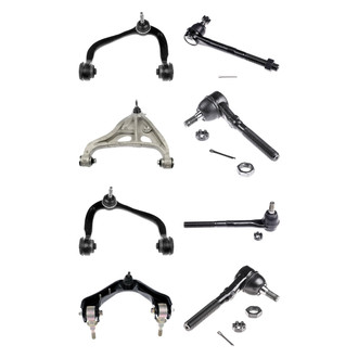 Dorman® - OE Solutions™ Front Lower and Upper Control Arm with Ball Joint and Tie Rod End Kit