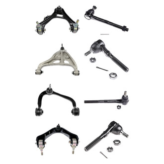 Dorman® - OE Solutions™ Front Lower and Upper Control Arm with Ball Joint and Tie Rod End Kit