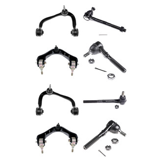 Dorman® - OE Solutions™ Front Lower and Upper Control Arm with Ball Joint and Tie Rod End Kit