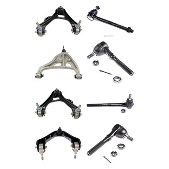 Dorman® - OE Solutions™ Front Lower and Upper Control Arm with Ball Joint and Tie Rod End Kit