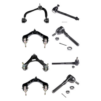 Dorman® - OE Solutions™ Front Lower and Upper Control Arm with Ball Joint and Tie Rod End Kit