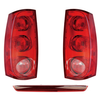 Dorman® - Driver and Passenger Side Replacement 3-Piece Kit (Driver and Passenger Side Tail Lights, 3rd Brake Light)