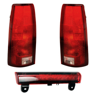 Dorman® - Driver and Passenger Side Replacement 3-Piece Kit (Driver and Passenger Side Tail Lights, 3rd Brake Light)