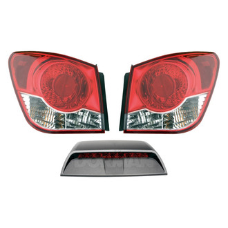 Dorman® - Driver and Passenger Side Replacement 3-Piece Kit (Driver and Passenger Side Outer Tail Lights, 3rd Brake Light)