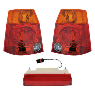 Dorman® - Driver and Passenger Side Replacement 3-Piece Kit (Driver and Passenger Side Tail Lights, 3rd Brake Light)