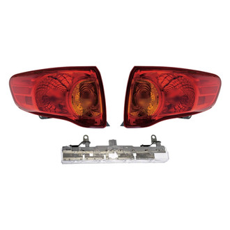 Dorman® - Driver and Passenger Side Replacement 3-Piece Kit (Driver and Passenger Side Tail Lights, 3rd Brake Light)