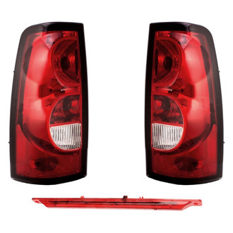 Dorman® - Driver and Passenger Side Replacement 3-Piece Kit (Driver and Passenger Side Tail Lights, 3rd Brake Light)