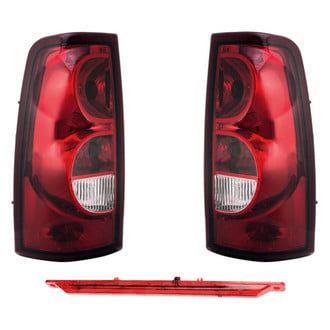 Dorman® - Driver and Passenger Side Replacement 3-Piece Kit (Driver and Passenger Side Tail Lights, 3rd Brake Light)