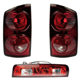 Dorman® - Driver and Passenger Side Replacement 3-Piece Kit (Driver and Passenger Side Tail Lights, 3rd Brake Light)