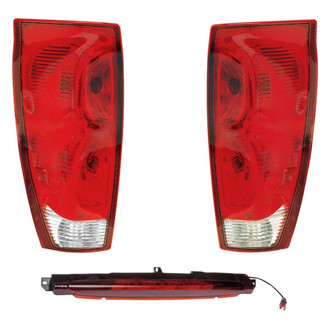 Dorman® - Driver and Passenger Side Replacement 3-Piece Kit (Driver and Passenger Side Tail Lights, 3rd Brake Light)