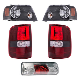 Dorman® - 5-Piece Kit (Driver and Passenger Side Headlights, Driver and Passenger Side Tail Lights, 3rd Brake Light)