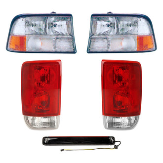 Dorman® - 5-Piece Kit (Driver and Passenger Side Headlights, Driver and Passenger Side Tail Lights, 3rd Brake Light)