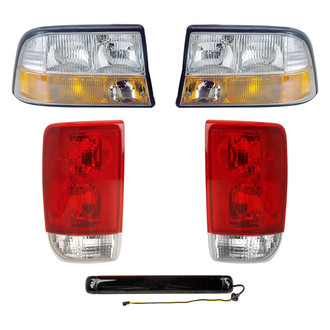Dorman® - 5-Piece Kit (Driver and Passenger Side Headlights, Driver and Passenger Side Tail Lights, 3rd Brake Light)