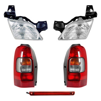 Dorman® - 5-Piece Kit (Driver and Passenger Side Headlights, Driver and Passenger Side Tail Lights, 3rd Brake Light)