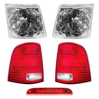 Dorman® - 5-Piece Kit (Driver and Passenger Side Headlights, Driver and Passenger Side Tail Lights, 3rd Brake Light)