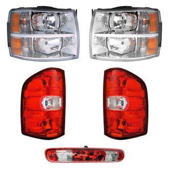 Dorman® - 5-Piece Kit (Driver and Passenger Side Headlights, Driver and Passenger Side Tail Lights, 3rd Brake Light)