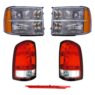 Dorman® - 5-Piece Kit (Driver and Passenger Side Headlights, Driver and Passenger Side Tail Lights, 3rd Brake Light)