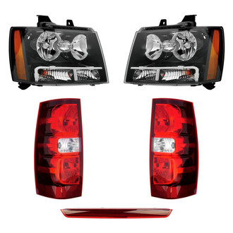 Dorman® - 5-Piece Kit (Driver and Passenger Side Headlights, Driver and Passenger Side Tail Lights, 3rd Brake Light)