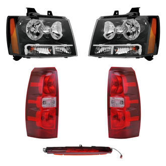 Dorman® - 5-Piece Kit (Driver and Passenger Side Headlights, Driver and Passenger Side Tail Lights, 3rd Brake Light)