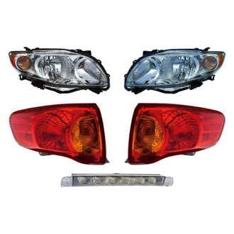 Dorman® - 5-Piece Kit (Driver and Passenger Side Headlights, Driver and Passenger Side Tail Lights, 3rd Brake Light)