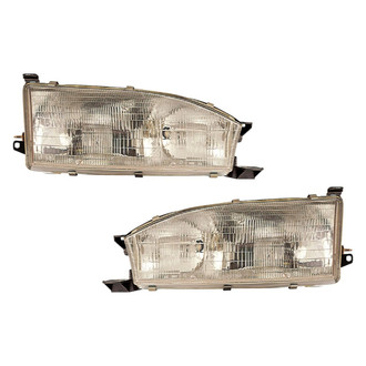 Dorman® - Driver and Passenger Side Replacement Headlight Set