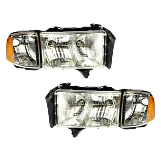 Dorman® - Driver and Passenger Side Replacement Headlight Set