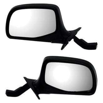 Dorman® - Driver and Passenger Side Manual View Mirror Set (Non-Heated, Foldaway)