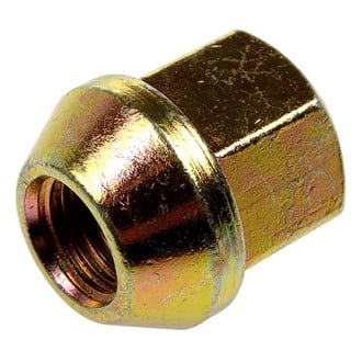 Dorman® - Zinc with Yellow Chromate Cone Seat Bulge Lug Nuts
