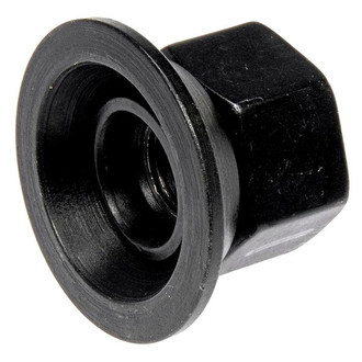 Dorman® - Black Flat Seat Flanged Lug Nuts
