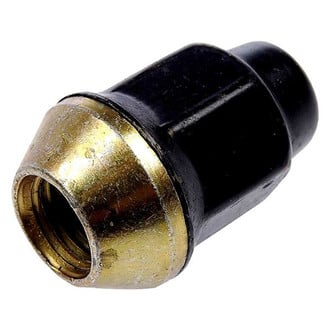 Dorman® - Black Cone Seat Dometop Capped Lug Nuts