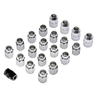 Dorman® - Chrome Cone Seat Acorn 2-Pc Lug Wheel Installation Kit