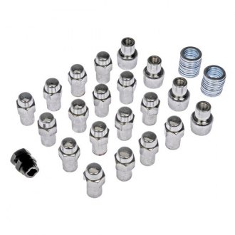Dorman® - Chrome Shank Seat Standard Lug Wheel Installation Kit