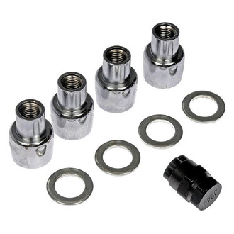 Dorman® - Chrome Shank Seat Standard Wheel Locks