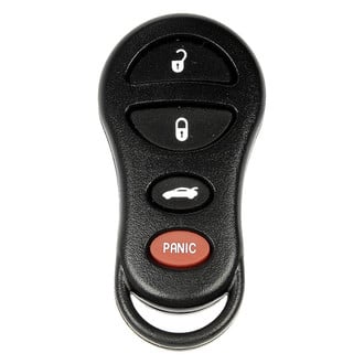 Dorman® - 3-Button Black Replacement Keyless Entry Remote Transmitter Case with Panic Button