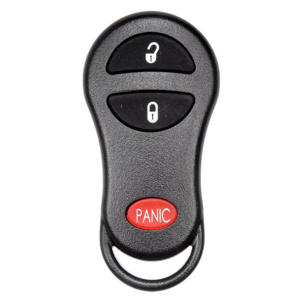 Dorman® - 2-Button Black Replacement Keyless Entry Remote Transmitter Case with Panic Button