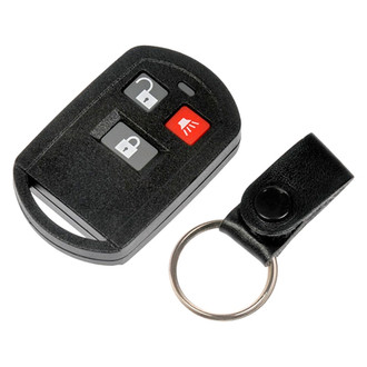 Dorman® - 2-Button Black Replacement Keyless Entry Remote Transmitter Case with Panic Button