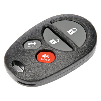 Dorman® - 3-Button Black Replacement Keyless Entry Remote Transmitter Case with Panic Button