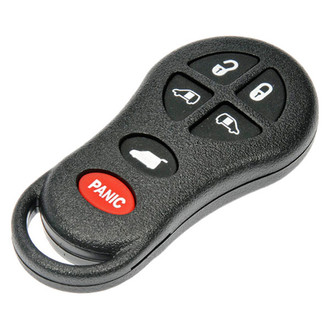 Dorman® - 5-Button Black Replacement Keyless Entry Remote Transmitter Case with Panic Button