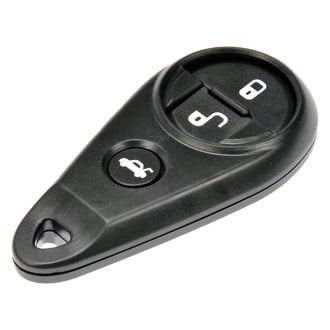 Dorman® - 3-Button Black Replacement Keyless Entry Remote Transmitter Case with Panic Button