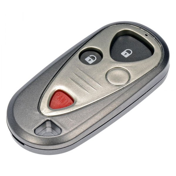Dorman® - 2-Button Gray and Silver Replacement Keyless Entry Remote Transmitter Case with Panic Button