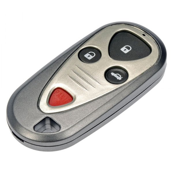 Dorman® - 3-Button Gray and Silver Replacement Keyless Entry Remote Transmitter Case with Panic Button