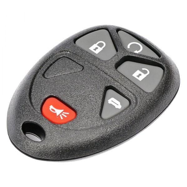 Dorman® - 4-Button Black Replacement Keyless Entry Remote Transmitter Case with Panic Button