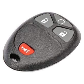 Dorman® - 3-Button Black Replacement Keyless Entry Remote Transmitter Case with Panic Button