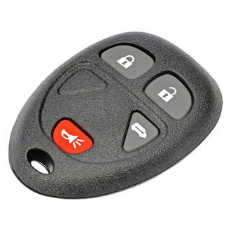 Dorman® - 3-Button Black Replacement Keyless Entry Remote Transmitter Case with Panic Button