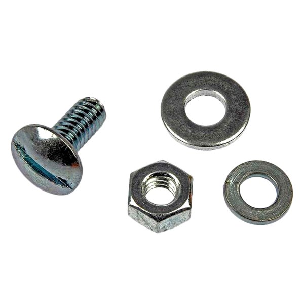 Dorman® 395-005 - Natural / Zinc-Plated License Plate Fasteners